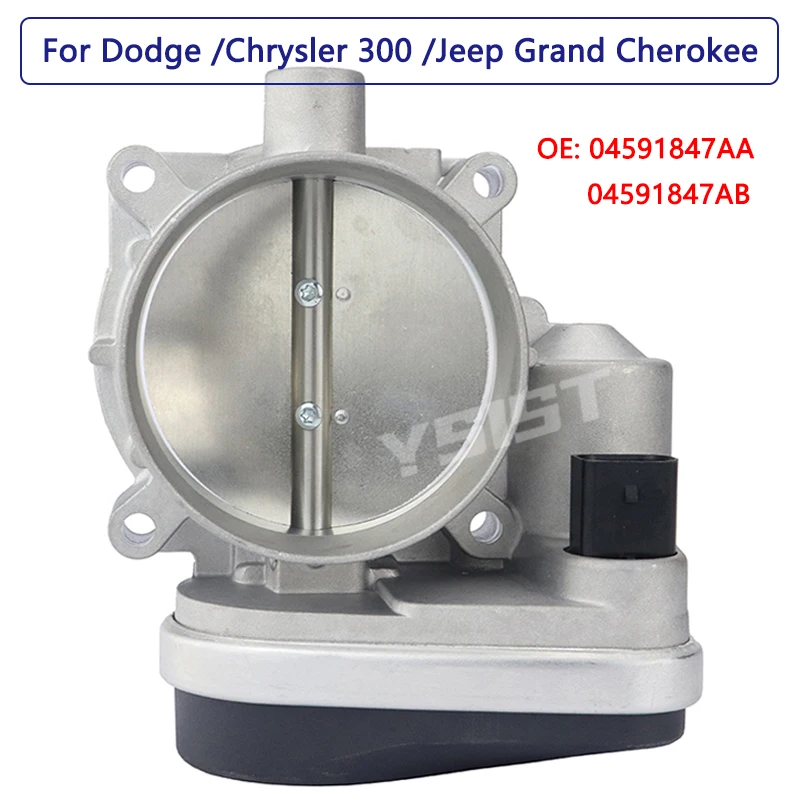 80mm Throttle Body For Dodge Charger Challenger Chrysler 300 Jeep Grand Cherokee V8 5.7L 6.1L 6.4L Throttle Valve 04591847AA