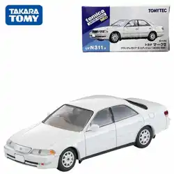 TAKARA TOMY TOMICA 1:64 TLV LV-N311a Toyota MARK II White alloy roller miniature model, adult decoration, boy toy, birthday gift