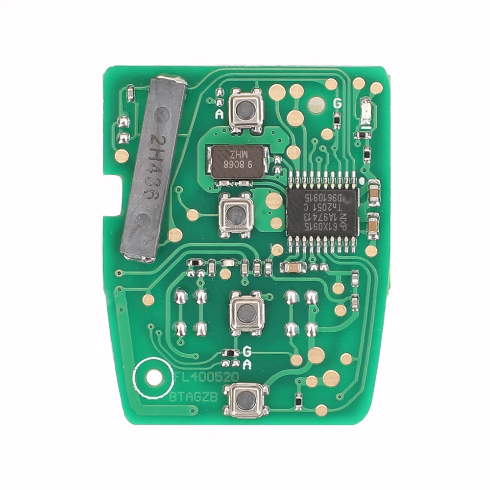 jingyuqin 10PS Car Key Fob 313.8/433Mhz ID47 Chip Remote Key Fob For Honda Accord 2013 2014 2015 2016 2017 MLBHLIK6-1T/1TA