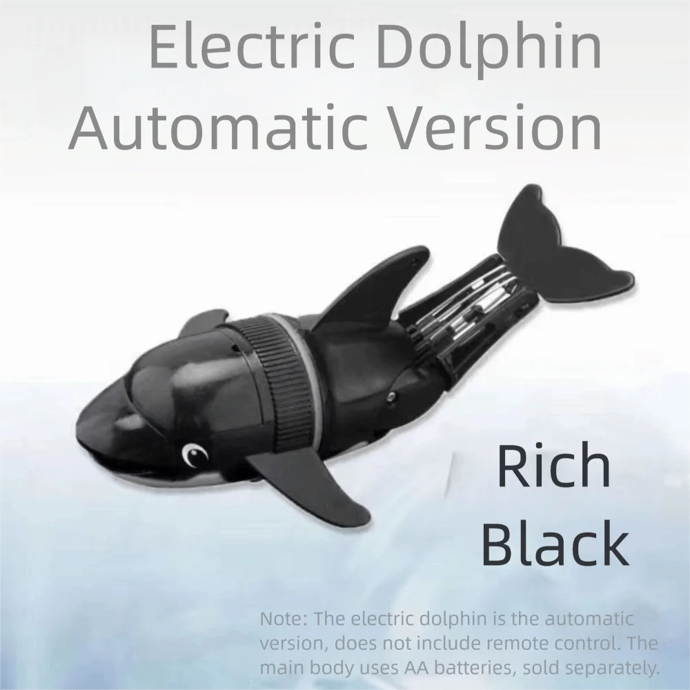 

Cartoon Design Electric Dolphin Rolling Motion Swinging Action Electric Fish Water Activated Electric Powered Bath
