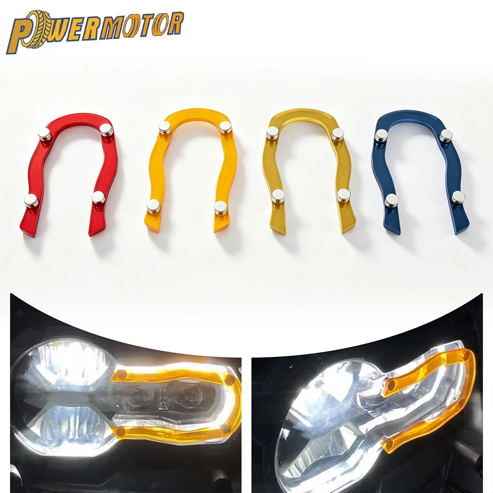 Motorcycle Headlight Color Changing Decor Cover For BMW R1200GS R1250GS Adventure R 1250 GS R 1200 GS LC R1200GS Accessories