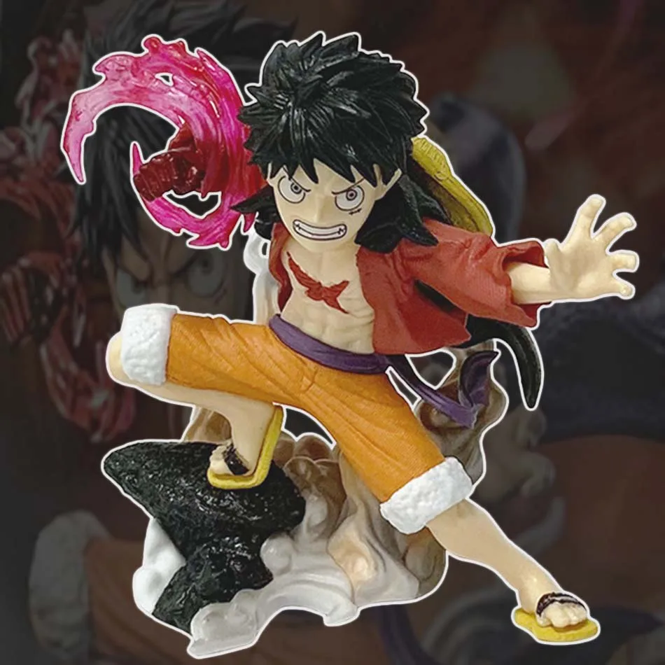Hot sold One Piece The Island Of Ghosts Battle Series Ryou Luffy Figure Anime Periphery Cool Model Toys Desktop Ornaments Gifts