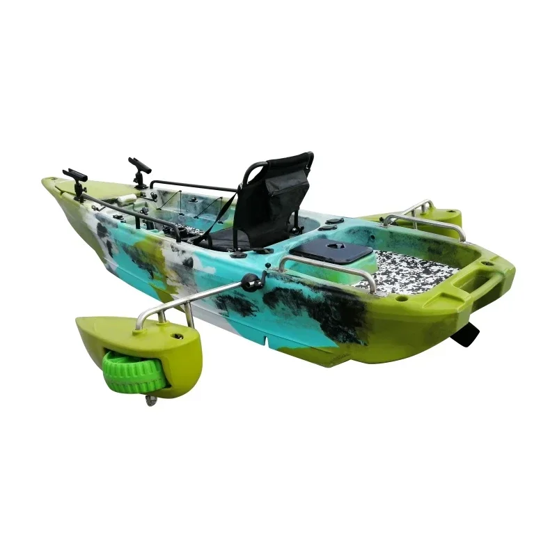 sit on top big fish fishing kayak with foot pedal