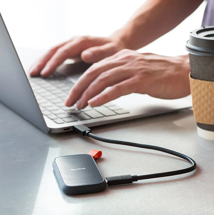 SanDisk SSD portatile E30 USB3.2 Gen2 Tipo-C Unità a stato solido 1TB 2TB Max 800Mb/s Disco rigido PSSD esterno Disco rigido per PC