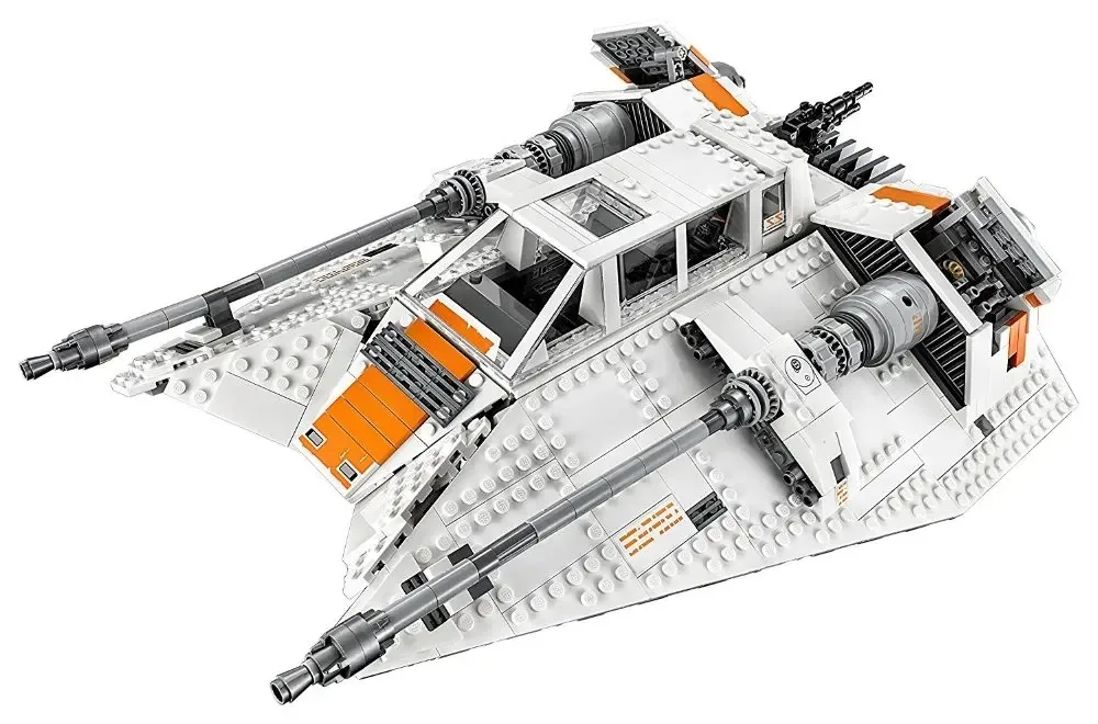 2026 Nieuw Op Voorraad 05084 Star Series Snowspeeder Sneeuwveld Vliegtuigen Bouwstenen 1468 stks Bricks Compatibel met 10129