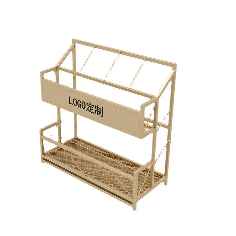 

Commercial umbrella shelf school classroom wrought iron rain gear umbrella bucket