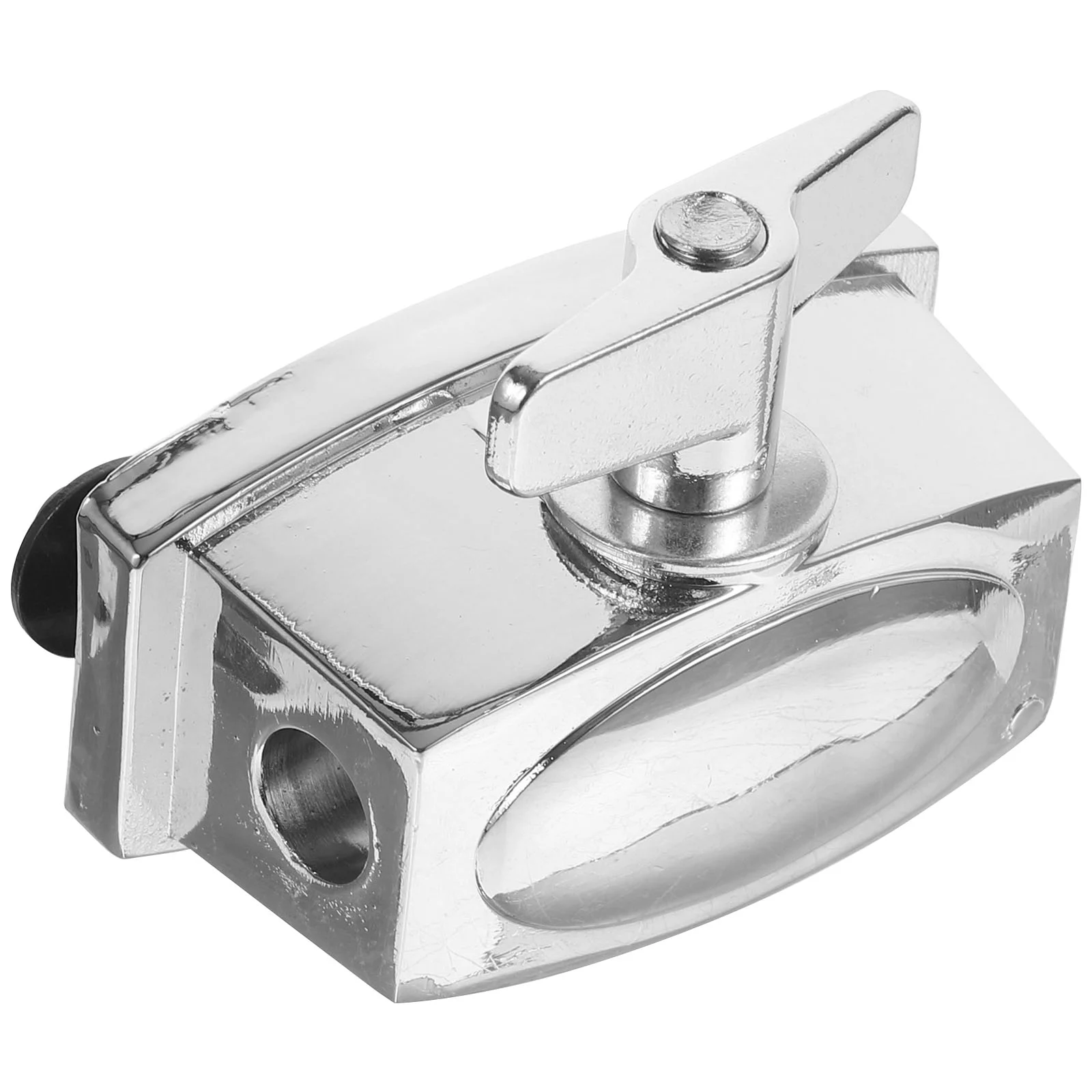 Drum Saddle Lug Adjuster Snare Accessories (l18 Saddle-52mm) Tom Kit Mount Bracket Iron Base Leg Supply Silver Plated