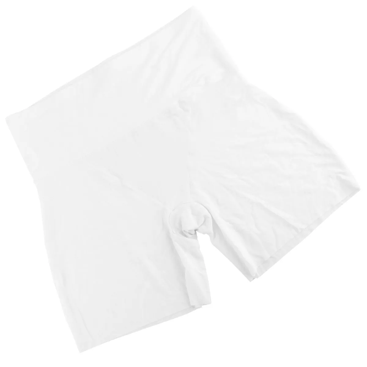 

Шорты с высокой талией для коррекции живота, дышащие, из ледяного шелка, для женщин, защитные трусики-леггинсы, непрозрачные, для платьев, размер XL