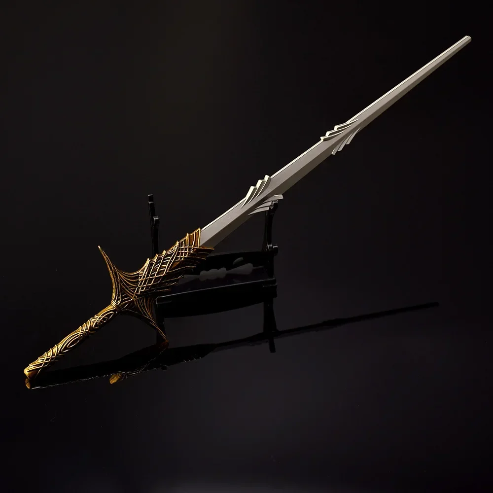 Espada de Leda de 30cm, juego Shadow of The Erdtree, arma de cuerpo a cuerpo, modelo de Metal, accesorios Katana, llaveros, adornos, colección, juguete de regalo