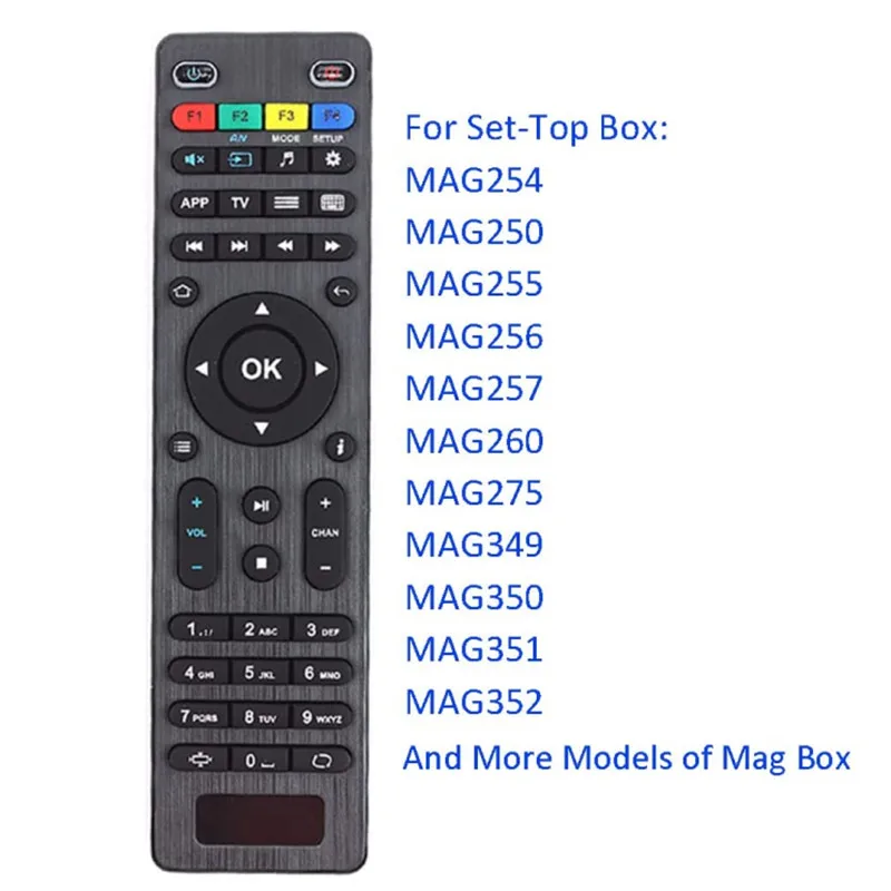 For Mag 254 Remote Control Replacement Remote Controller For Mag 254 250 255 260 261 270 IPTV Remote TV Set Top Box program new