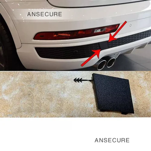 Imagen 1 del producto OEM parachoques trasero izquierdo y derecho, tapa de cubierta de ojo de remolque para Audi Q3 2015-2018 8U0807441J 8U0807442J