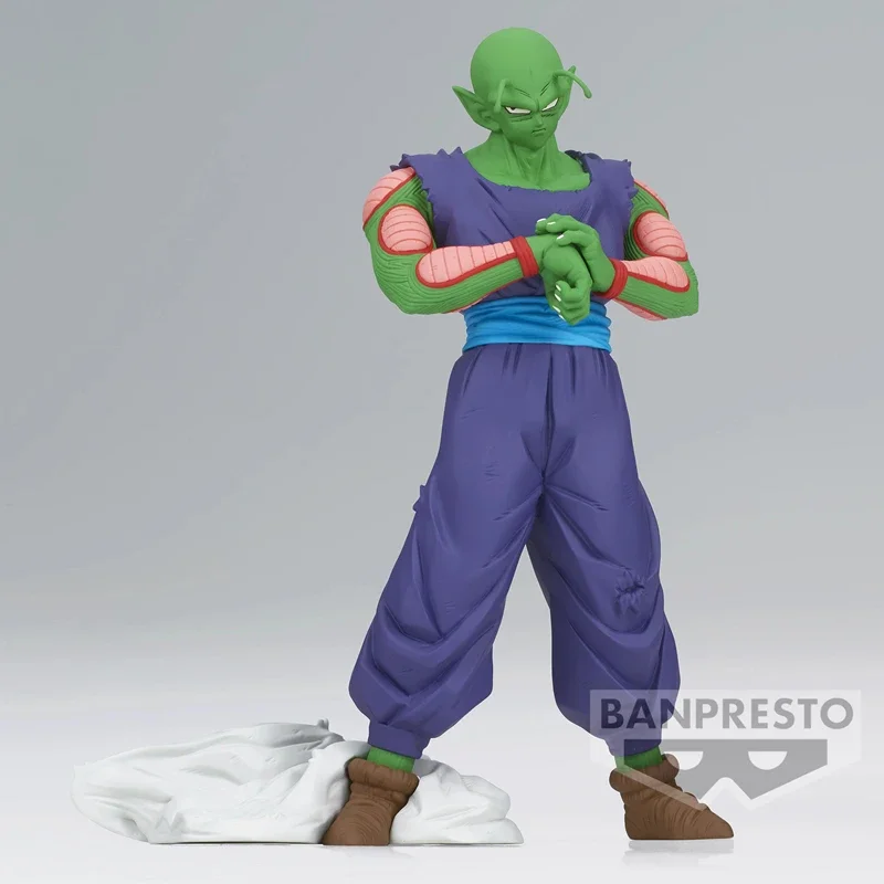 Bandai Original Banpresto Anime Dragon Ball Z borde sólido funciona Piccolo la partida PVC figura de acción modelo juguetes coleccionables