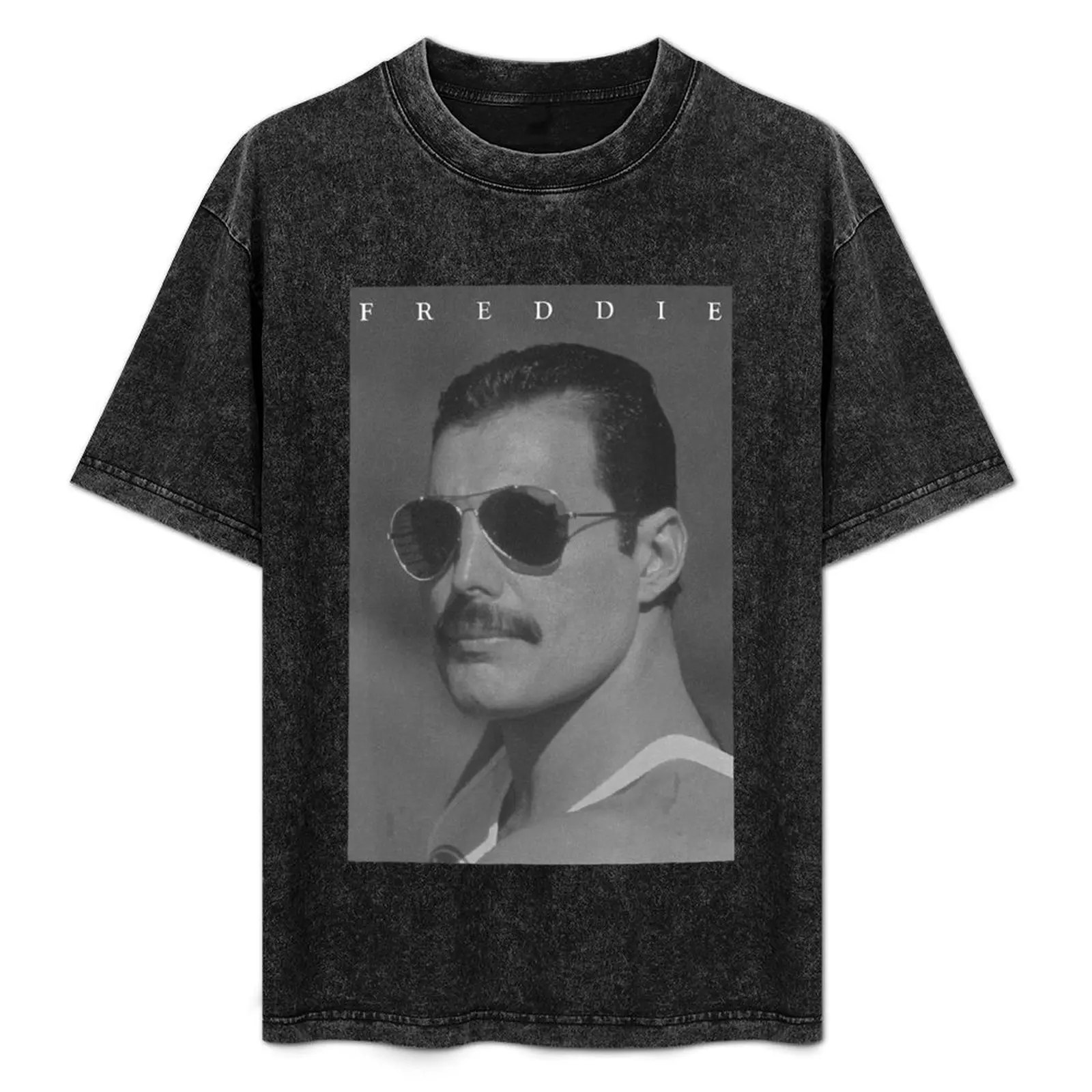

Fréddie Mércury Shades Photo Vintage T-Shirt Fashion Casual Short Sleeve Top