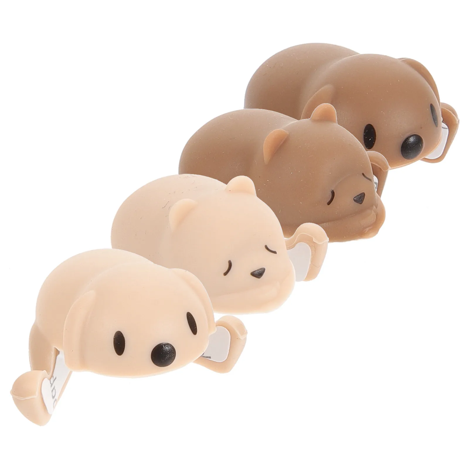 

4Pcs Silicone Desk Corner Protector Animal Shapes Soft Corner Guards Safety Covers for Table Furniture Proofing Anti-Collision