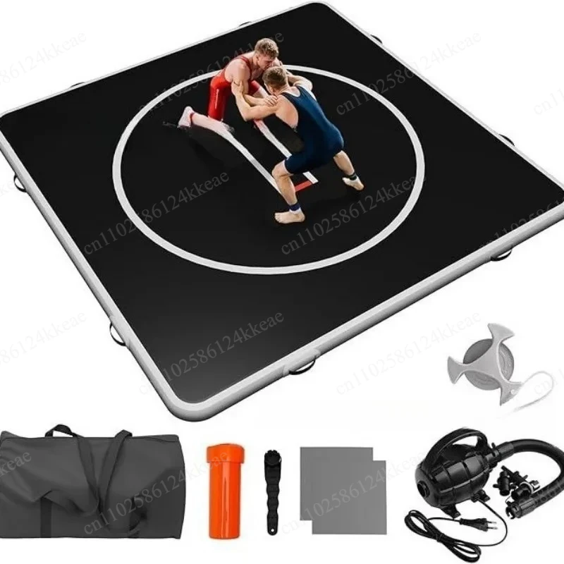 Professional Inflatable Air Track Mat, 4-Inch Thick Tumbling Mat for Gymnastics Cheerleading, Home Training Wrestling Judo