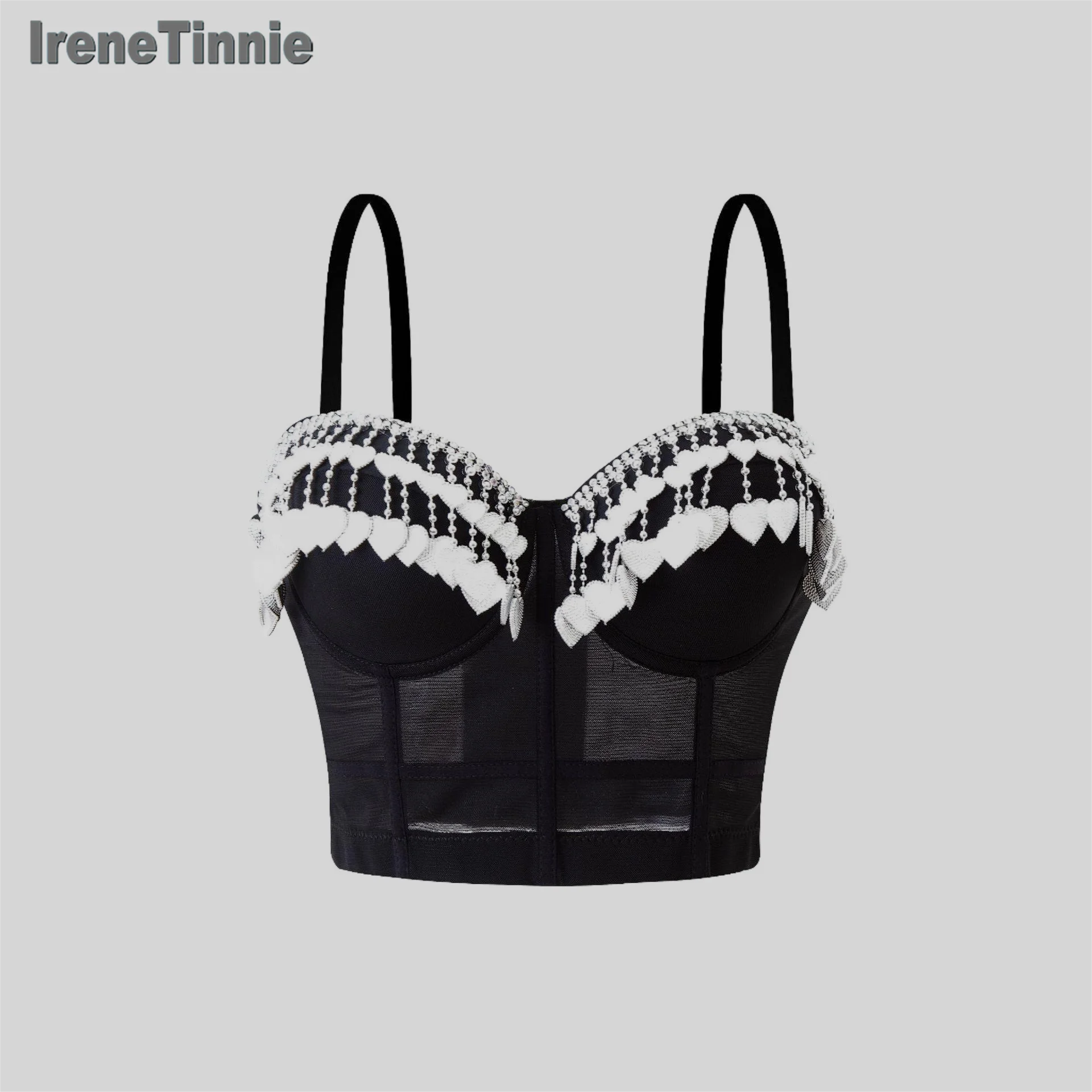 

Irene tinnie y2k woman clothing ropa mujer clothes tops summer T-shirt korean crop top tanks & camis haut femme 2000s corset