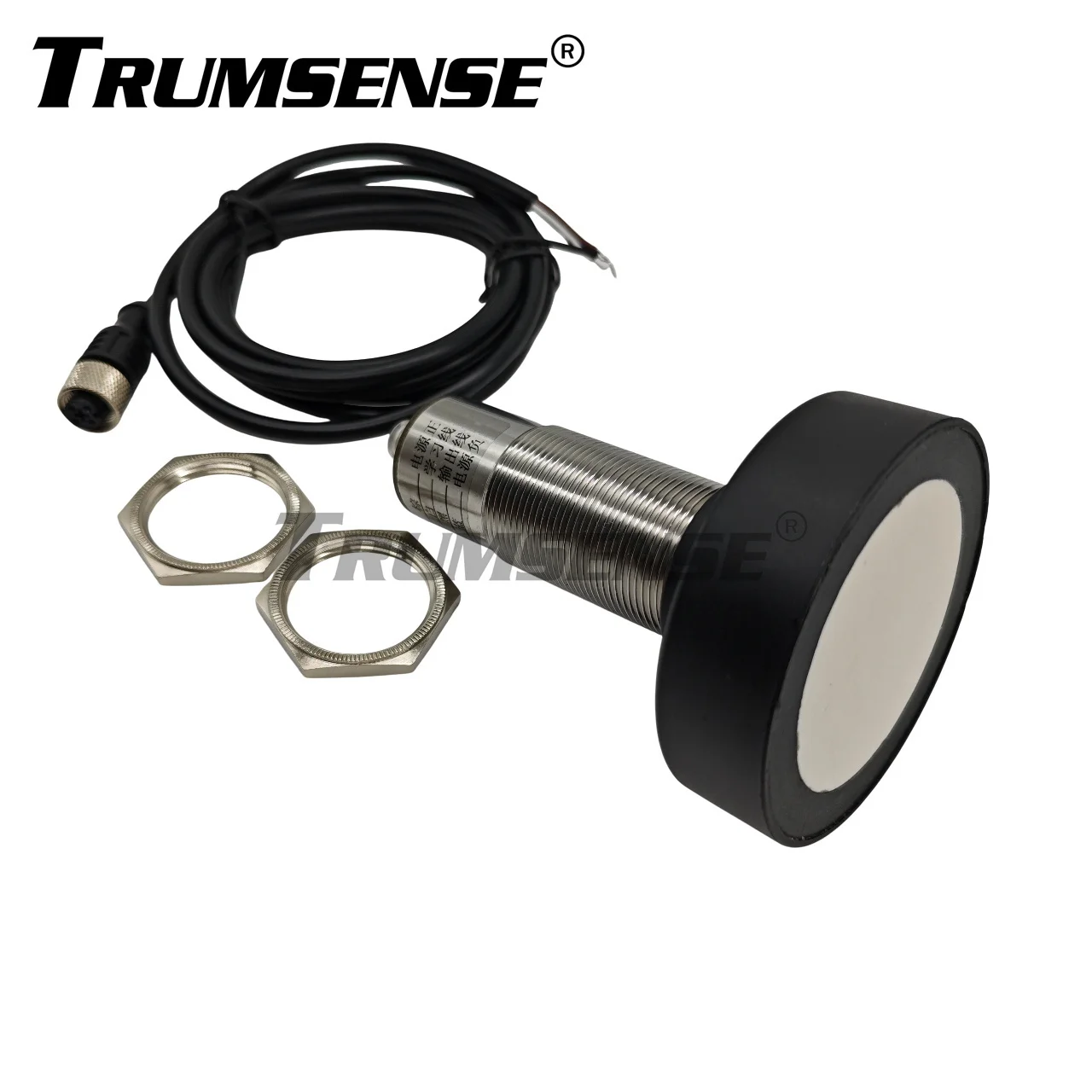 Utilizzato per magazzino o logistica Portata 6 m Sensore di distanza ad ultrasuoni Trumsense SS304 Shell Uscita da 4 a 20 mA Alimentazione da 15 a 30 V