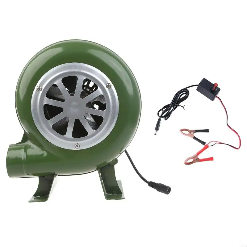 G88A Outdoor Cooking BBQ Fan Air Blower For Barbecue Bellows Hand Crank Tool Camping Handheld Cooking Fan