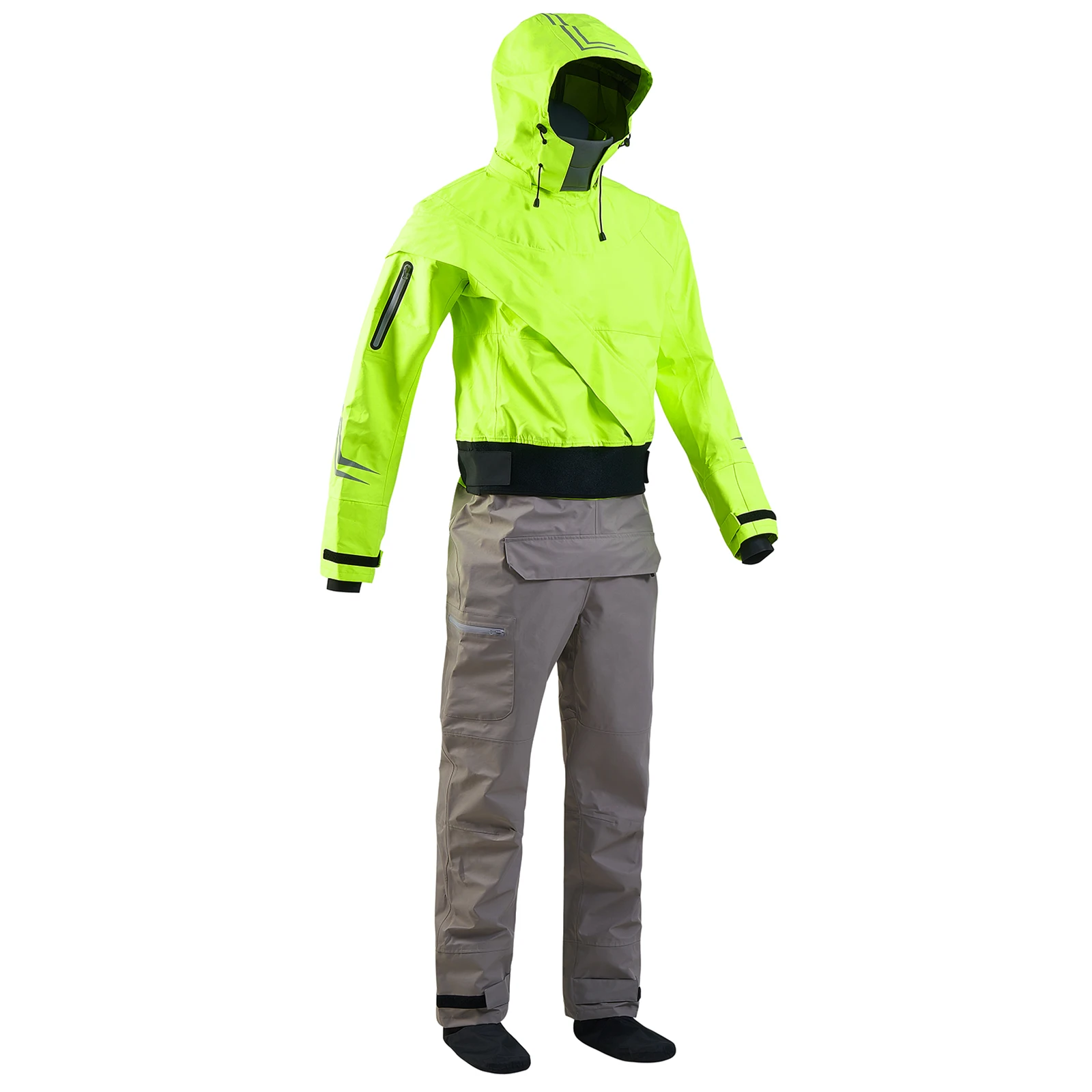 3.0 Layer Waterproof Breathable Drysuit Diving Water Kayaking Paddle Fishing Rafting Dry Suit SUP Adventure