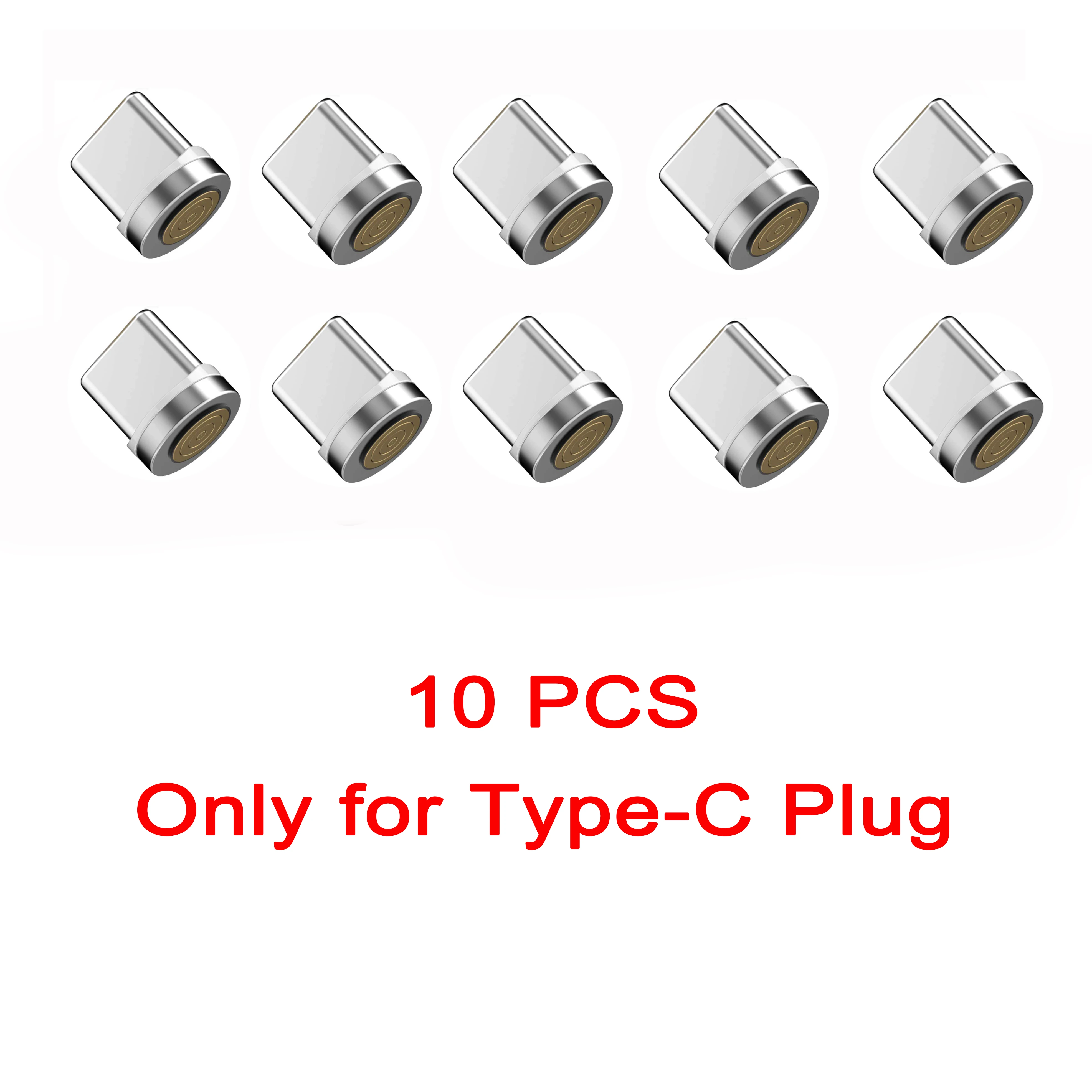 10 PCS Micro USB Magnetic Tip Adapter Type C Plug Compatible with Samsung Galaxy Note S7 S6, Kindle and More Micro USB Device