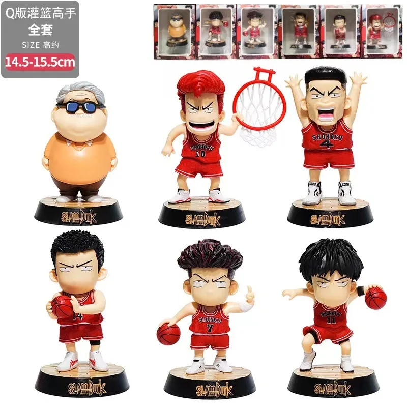 

Slam Dunk Garage Kits Home Desktop Car Ornaments Rukawa Kaede Anime Peripheral Dolls Garage Kits Decoration Holiday Gifts Toys