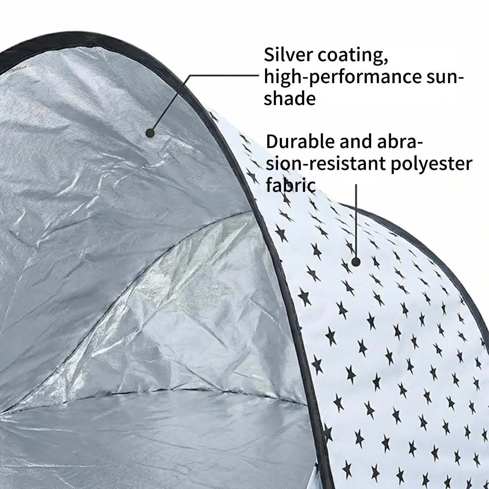 

Sunbathing Tent Waterproof Foldable Lightweight Sunshade Shelters Head Shade For Beach For Sea Water Outdoor Outside Boat