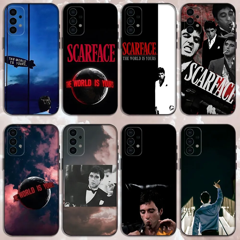 

Scarfaces The World Is Yours Phone Case For Samsung Galaxy A13,A21s,A22,A31,A32,A52,A53,A71,A80,Soft Black Shell