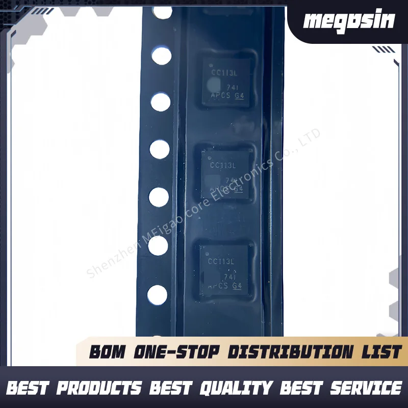 5pcs/lot CC113LRGPR CC113L QFN-20 Receiver wireless transceiver chip