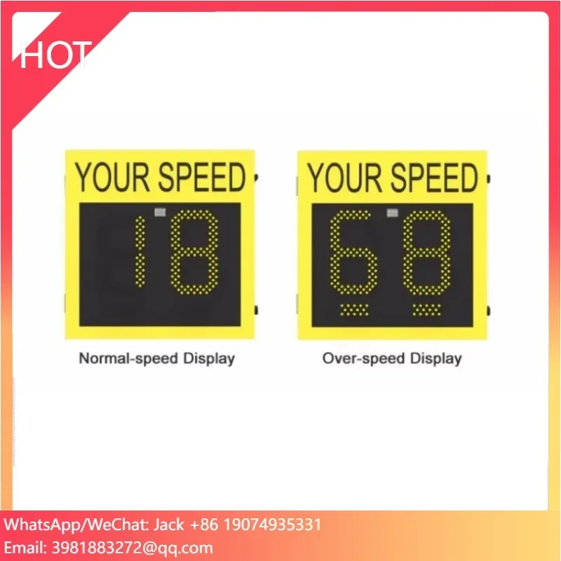 Factory Direct Durable Aluminium Traffic Signs Road Safety Vehicle Speed Indicators Speed Limit Detectors Radar Detectors