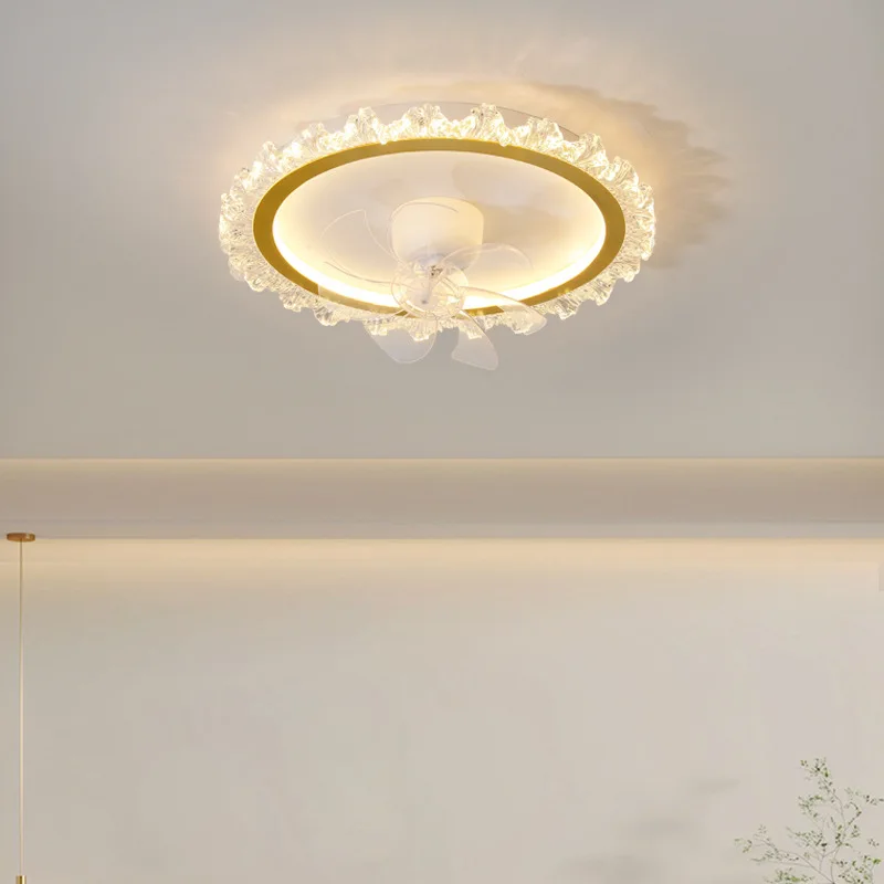 

Full spectrum led eye protection 360 reading shaking head fan light simple modern master bedroom light new household room fan li