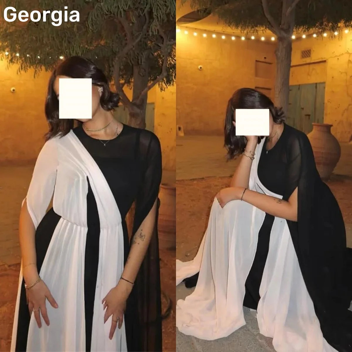 

فساتين سهرة Customized Dresses For Special Events Sleeveless A-Line Cocktail Dresses Scoop Neckline Floor-Length Formal Occasion
