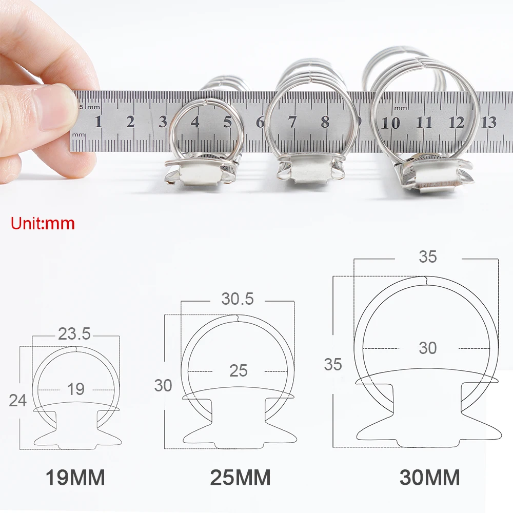 Metal Spiral Rings Binder Clip With 2 Pairs of Screw For Diary Notebook Planner Personal Binder Clip File Folder