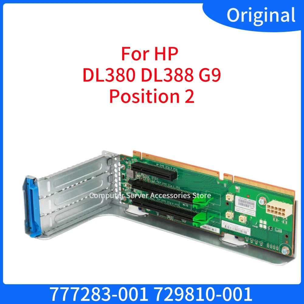 Pci-e Riser Card Board Posição Cartão de Expansão Original para Dl380 Dl388 g9 Gen9 Server 777283001 729810-001 719073-b21
