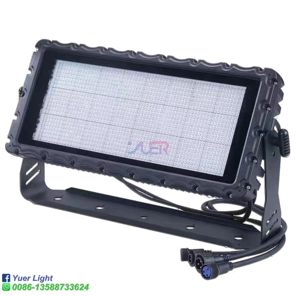 YUER 600W RGB 3in1 LED Wash Light IP65 Outdoor RGB 5050 Strobe Flash RDM Stage DJ Garden Party DMX512 LED Strobe Light