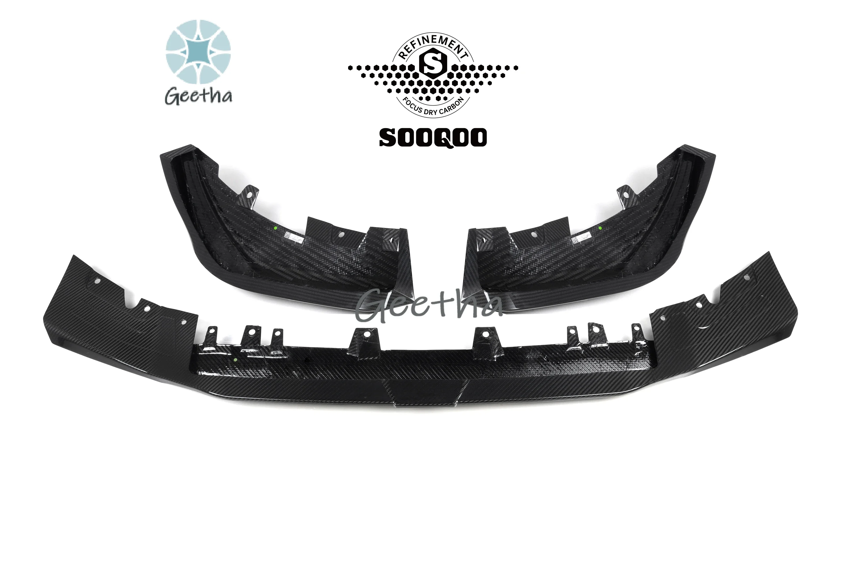 

For Gloss Dry Carbon Fiber Front Lip for BMW X3M F97 X4M F98 LCI 2022-IN