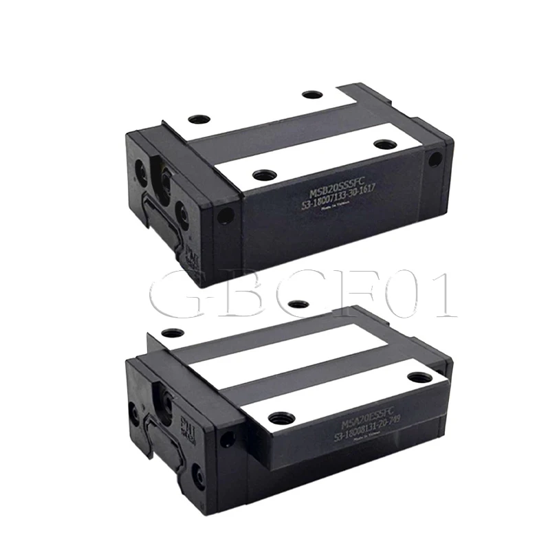 PMI MSB15S Linear Guideway Carriage MSB15S-N MSB15 Block MSB15SSSFC slider Precision Linear Guide Block