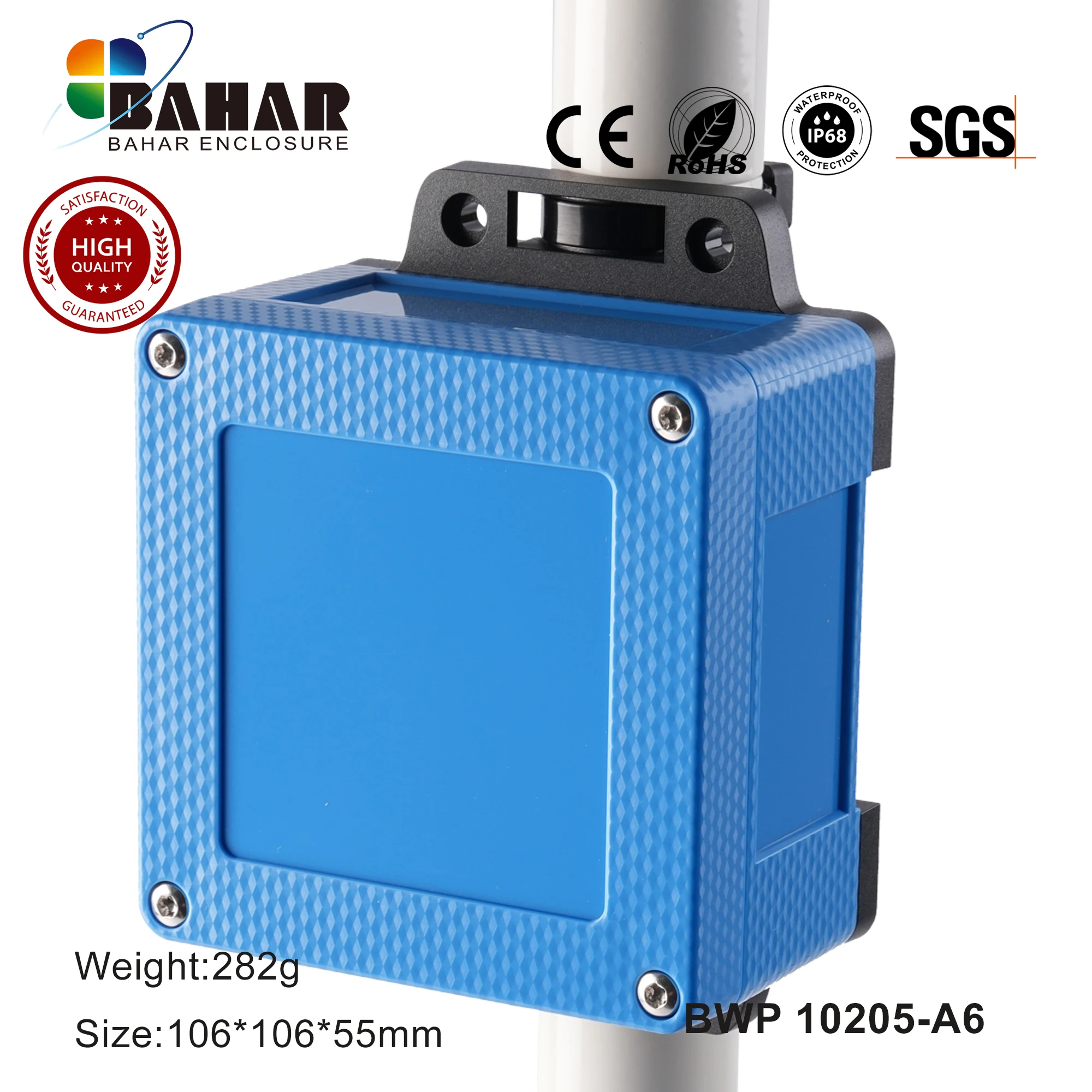 Bahar Enclosure IP68 outdoor Waterproof Box ABS Plastic Housing Wetherproof Enclosure BWP 10205
