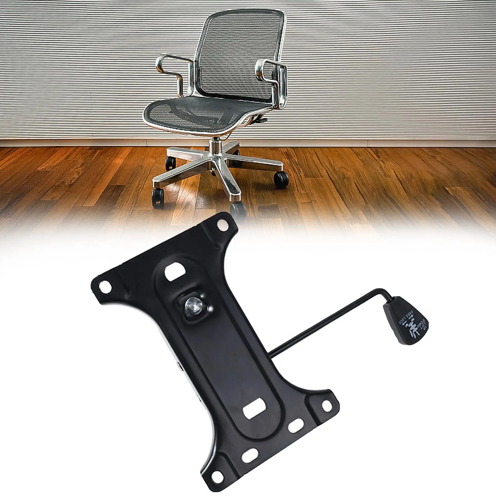 Swivel Tilt Seat Mechanism Height Controller Iron Base Replacement for Computer Chair and Gamer Chair Use