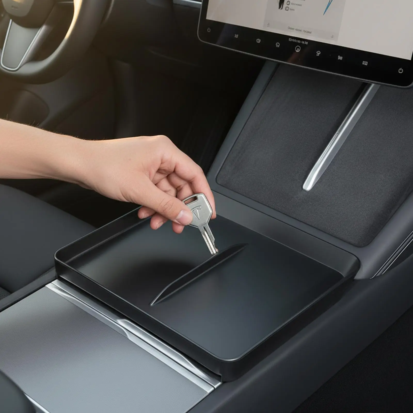 

Органайзер для центральной консоли: подлокотник, отсек для ключей и карт, простая установка, универсальные запчасти, автомобильный ящик для хранения для YL