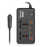 Car inverter 12v to 220v car power conversion transformer USB multi-function charger car