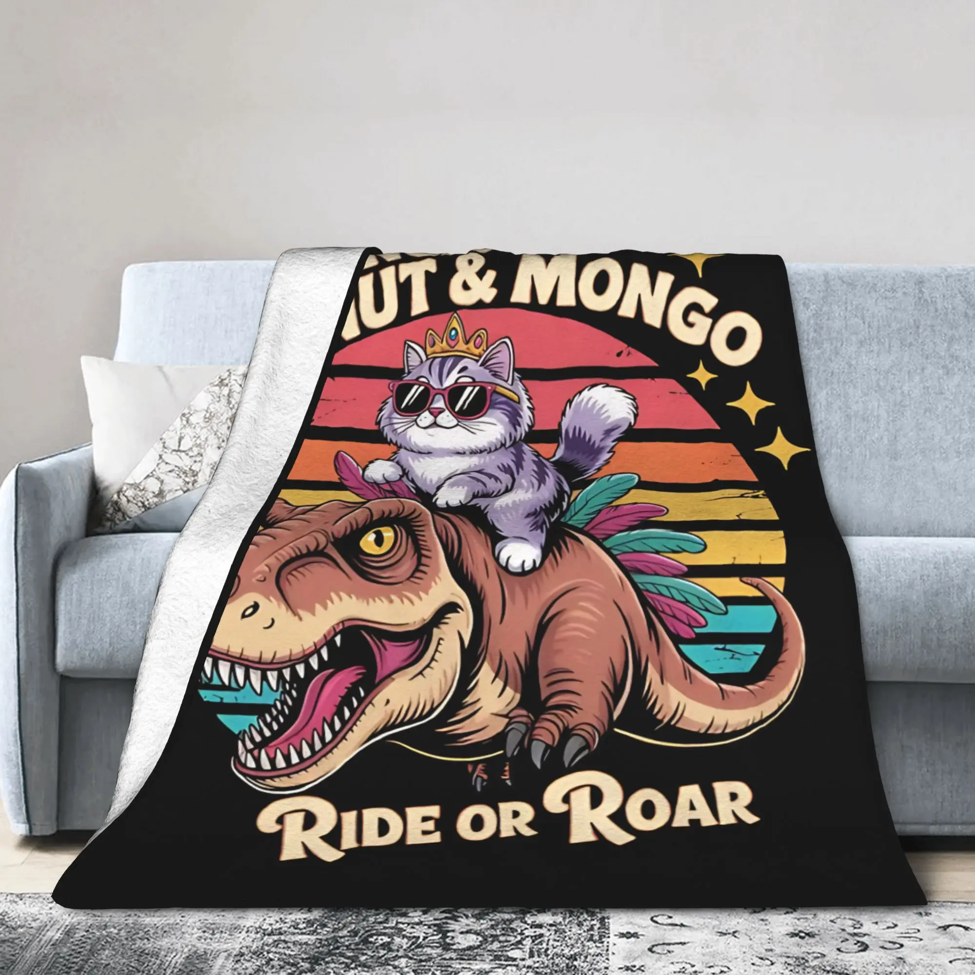 Cat Book Series Moments Blankets Dungeon Crawler Carl Plush Awesome Warm Throw Blankets for Bed Sofa  Winter