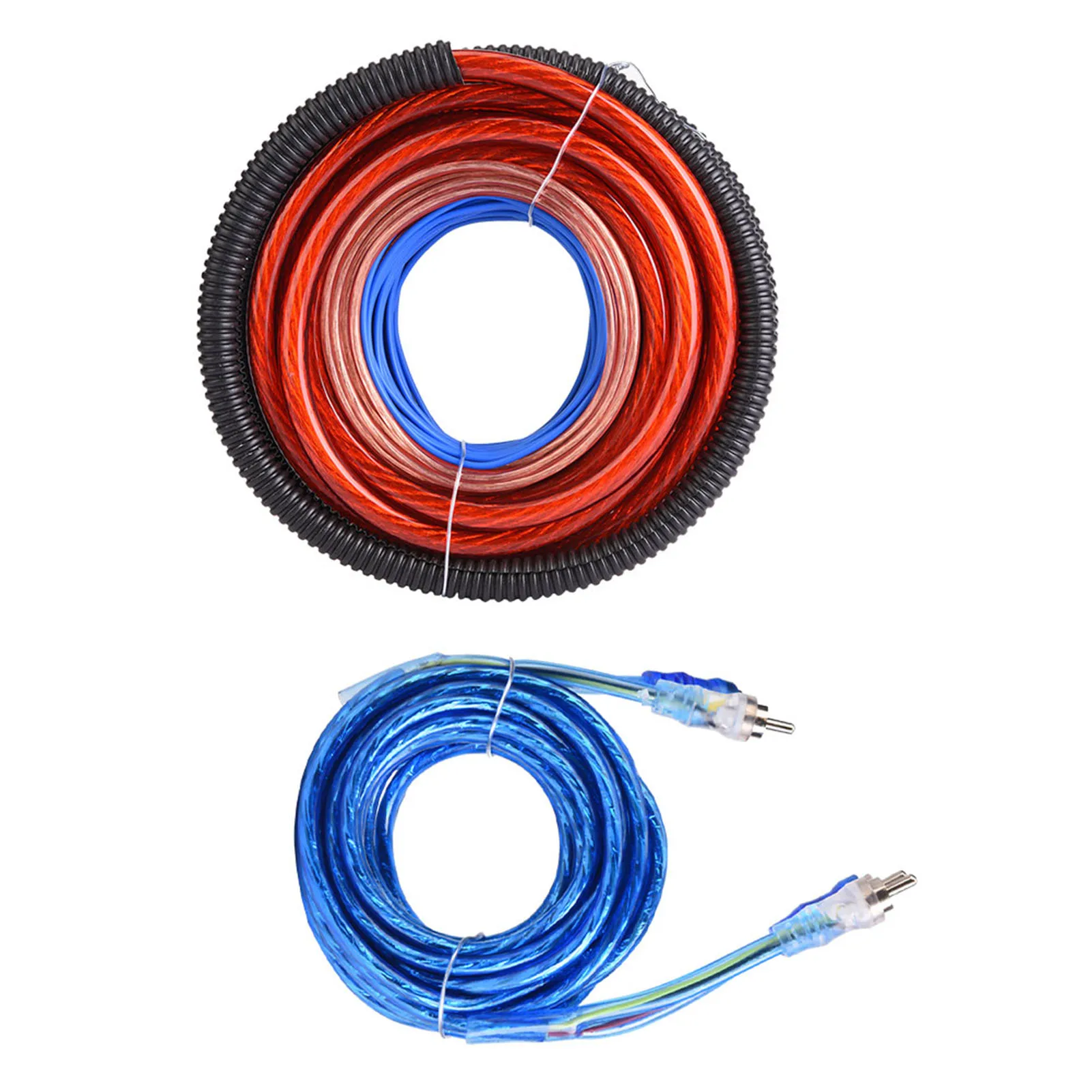 4 Guage 2800 واط سيارة مضخم الصوت مكبر للصوت المتكلم تركيب سلك كابل عدة فيوز دعوى سيارة مضخم الصوت مجموعة التثبيت #2