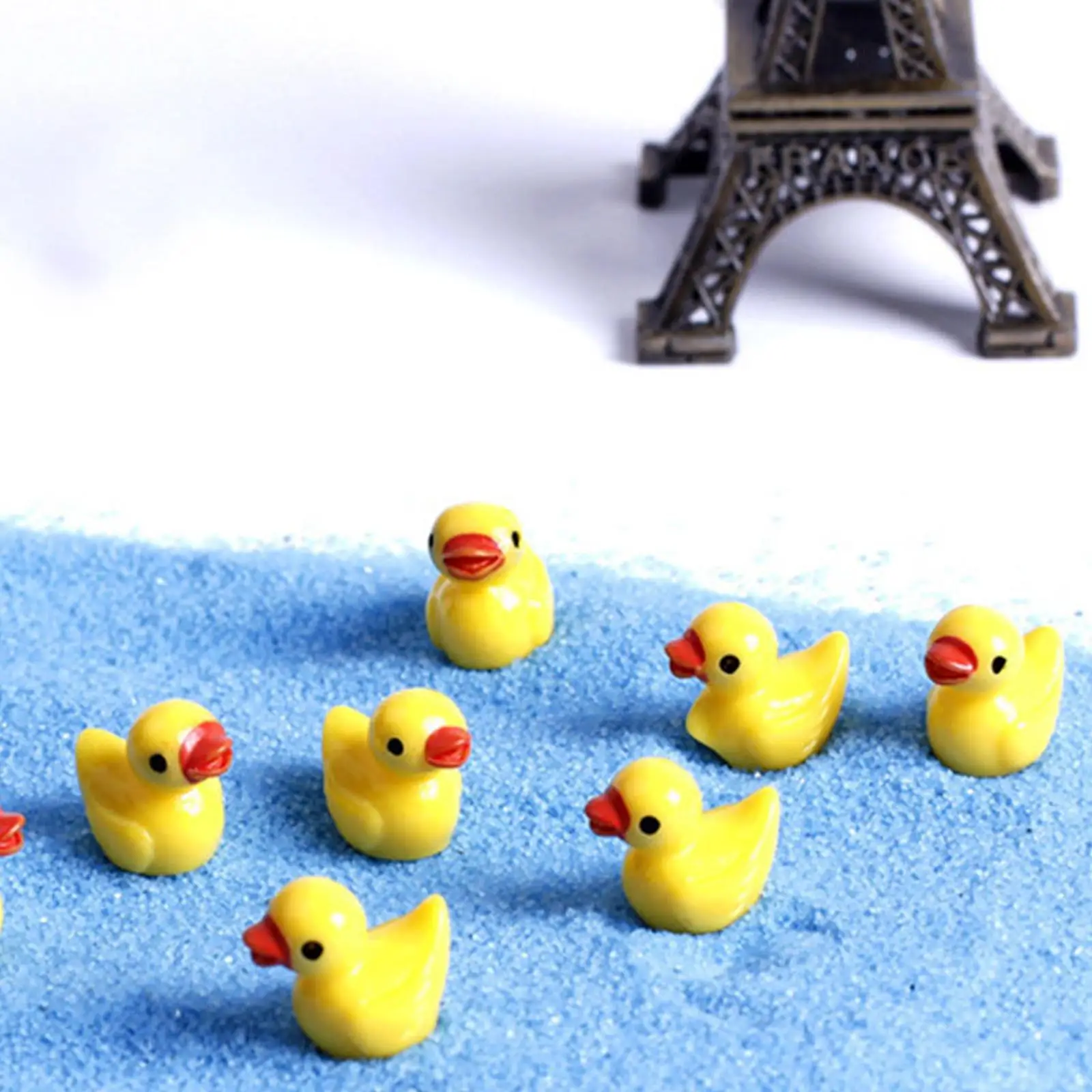 Creative Duckling Colorful  Mini Ornaments Home Garden Micro Landscape Accessories Decor Decor