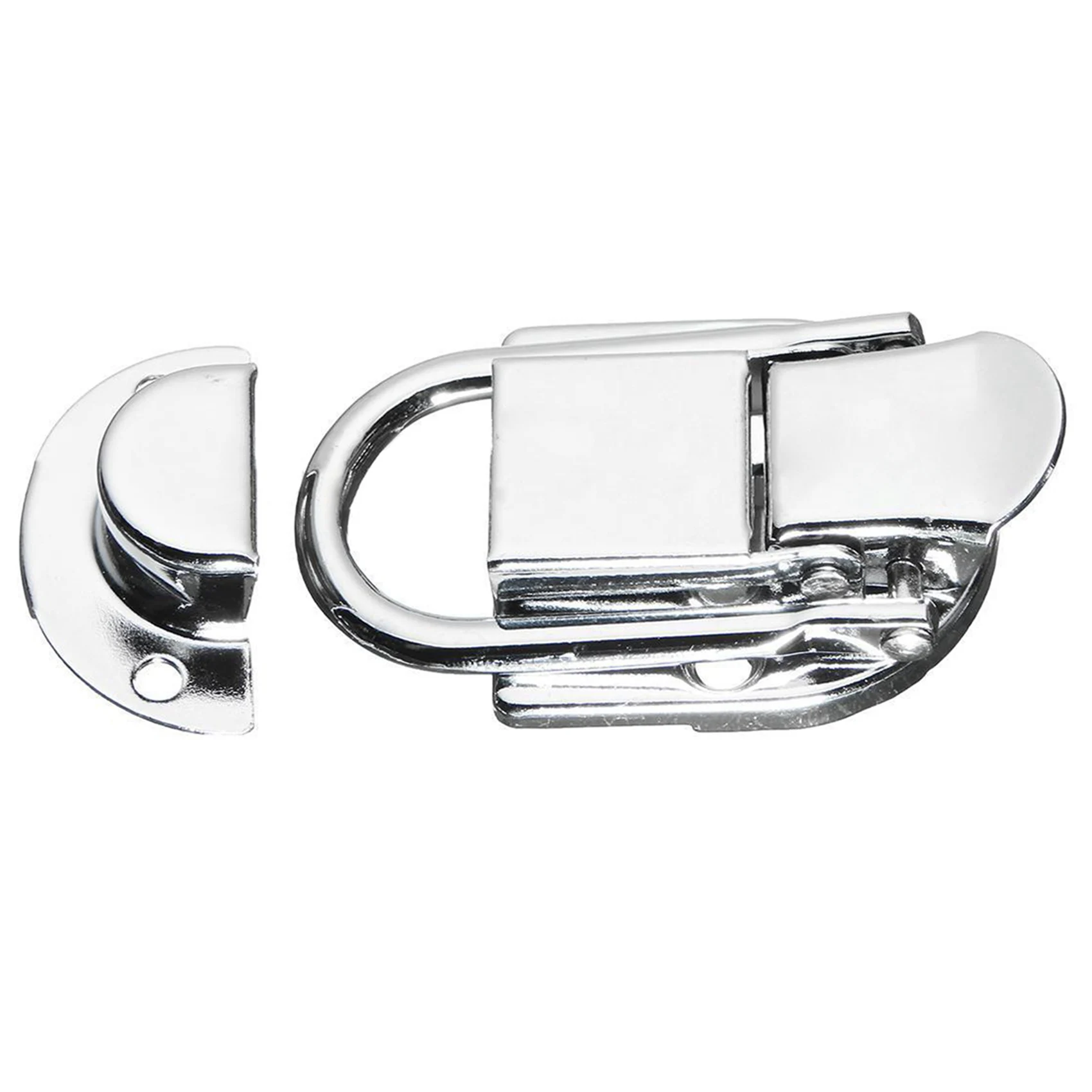TEXU 10Pcs Knot Nickel Drawbolt Closure Latch For Luggage Guitar Musical Trolley Case