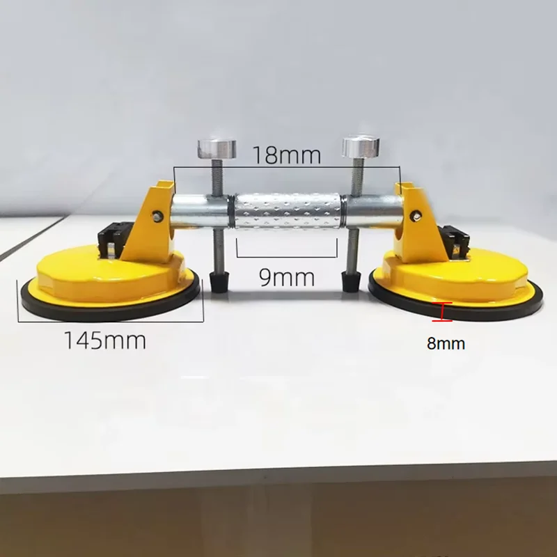 

Adjustable Seam Setter Countertop Installation Tool for Granite Stone Marble Slab Tile Suction Cup for Seam Joining & Leveling