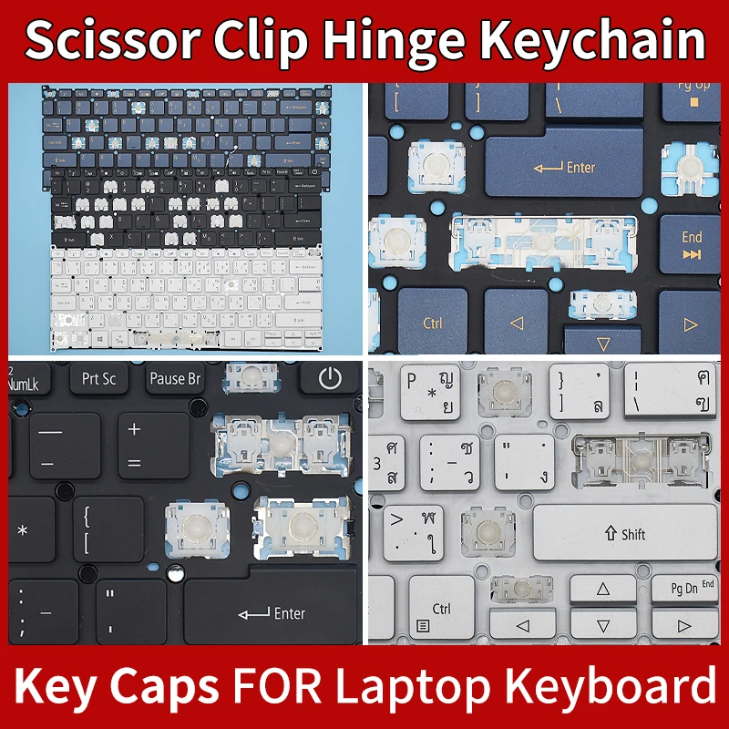 Replacement Keycap Key cap &Scissor Clip&Hinge For ACER Swift 3 SF315 -41g -51g SF315-52g Keyboard US