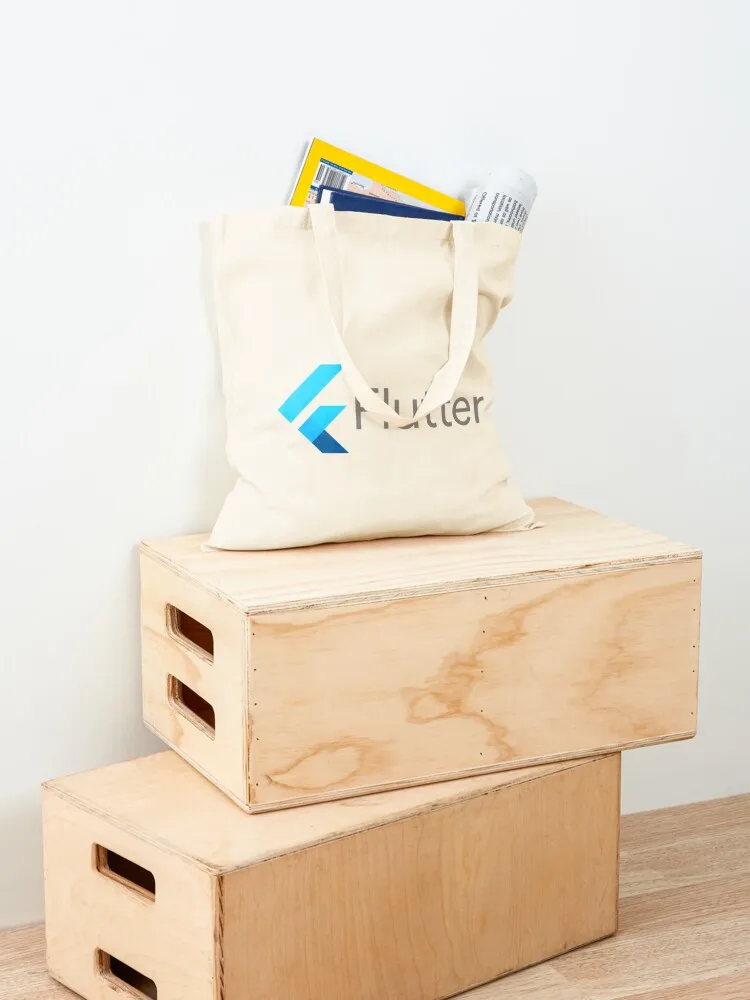 Flutter programming framework Tote Bag cute pouch bag custom bags men woman