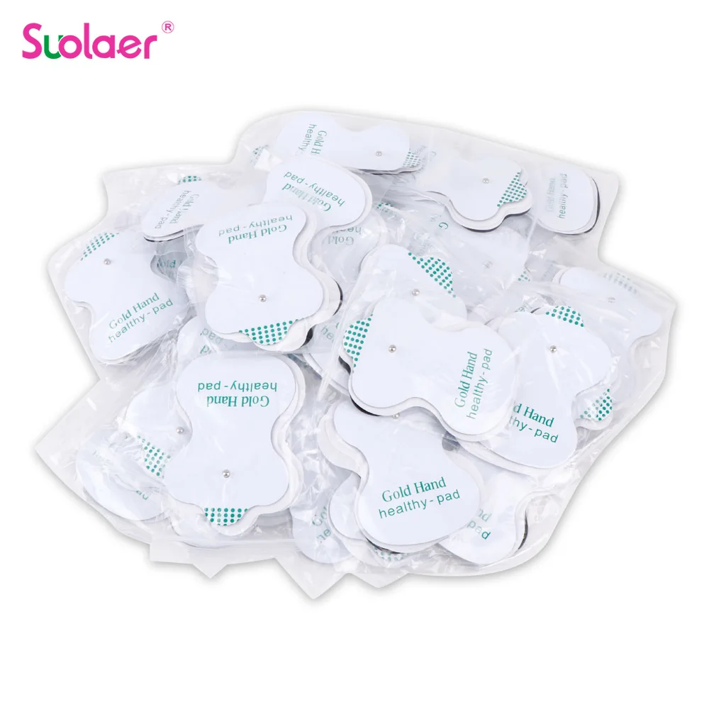 TENS Electrode Pad Self Adhesive Tens Pulse Massager Physiotherapy EMS Muscle Stimulator Replacement Gel Patch Massage Sticker