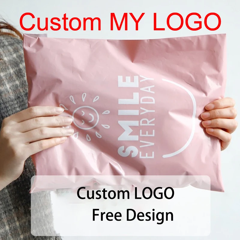 

custom logo printed express recycled black courier bags clothes shipping package envelope poly mailer mailing polymailer bag