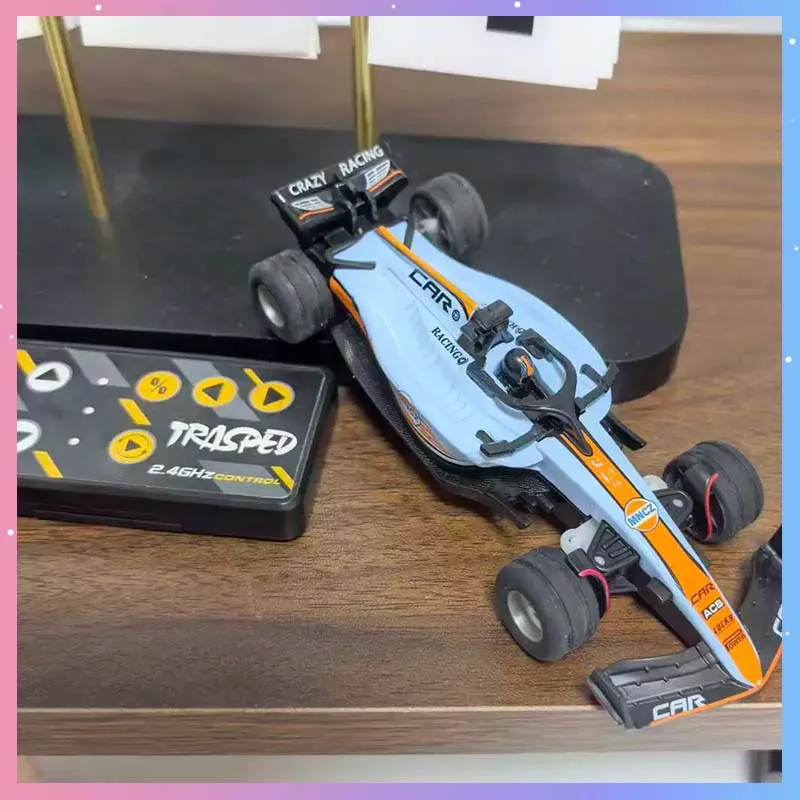 

Радиоуправляемая машинка 2.4G 1:64, миниатюрная модель из сплава, с регулировкой скорости, гоночная игрушка, настольная машинка для дрэг-рейсинга, подарок